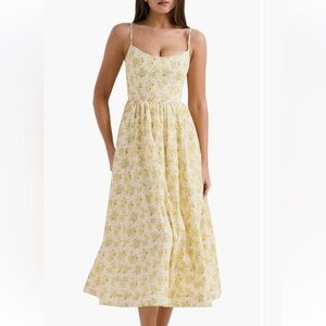 House of CB Lolita dress in yellow floral